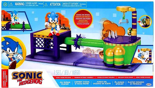 Sonic The Hedgehog Classic Oil Ocean Exclusive Playset Jakks