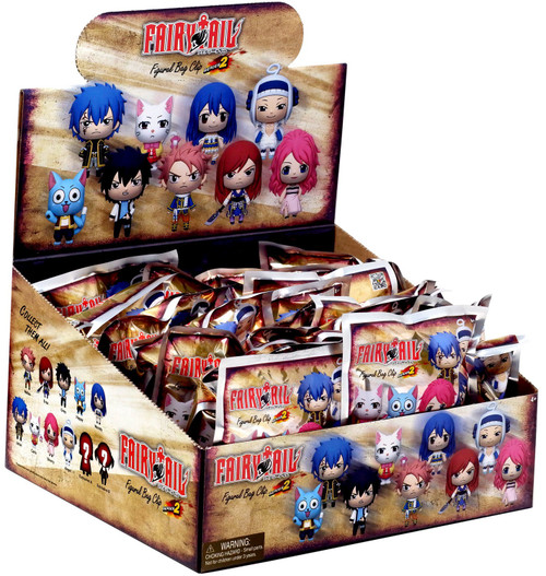 Fairy Tail 3D Figural Bag Clip Fairy Tail Series 2 Mystery