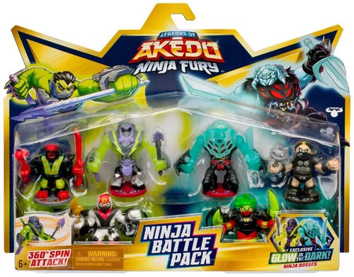 Arène De Combat Akedo Ninja Star Légendes Ninja Fury - Lanceur D'Étoiles Avec 2 Guerriers Exclusifs Arène De Combat Akedo Ninja Star Légendes Ninja Fury - Lanceur D'Étoiles Avec 2 Guerriers Exclusifs