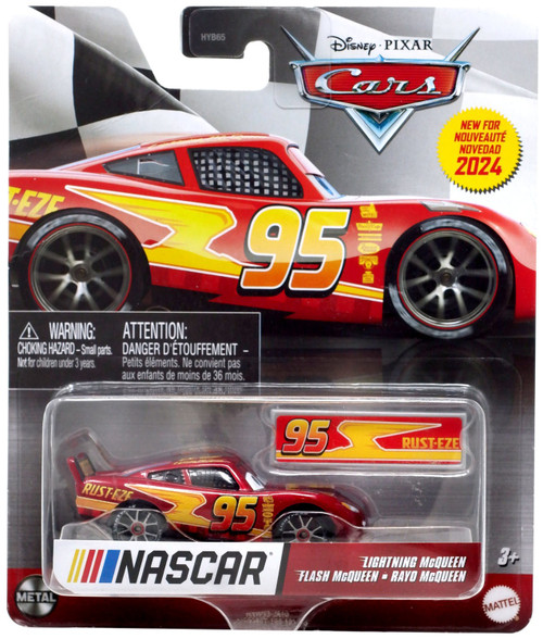 Disney Pixar Cars Cars 3 NASCAR Lightning McQueen 155 Diecast Car 2024 ...