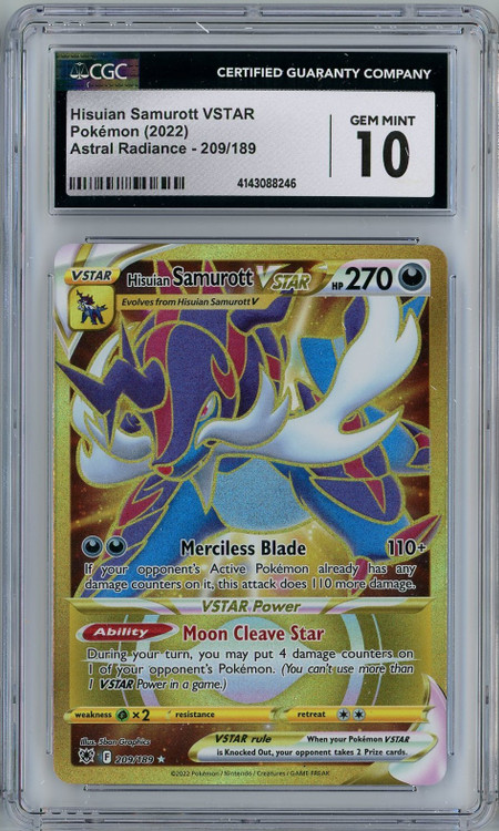 pokemon card samurott POKÉMON GAME s12a 229/172 SAR Originally released April 2011 Nintendo Pokemon Trading Card Game