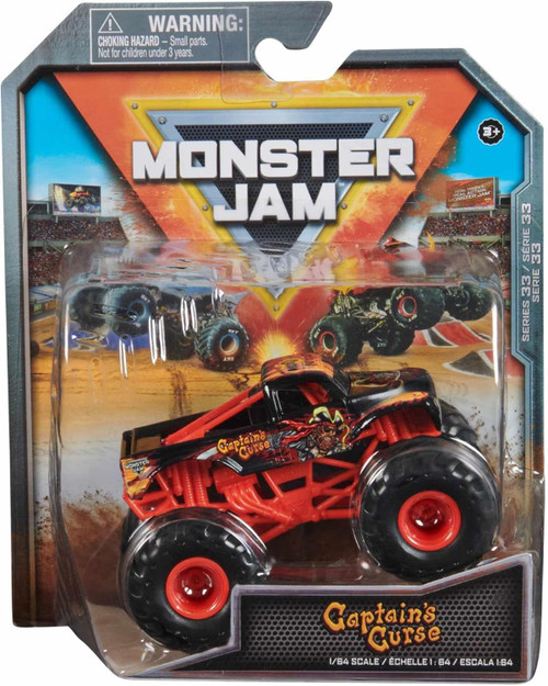 Monster Jam Series 33 Captains Curse 164 Diecast Car Spin Master