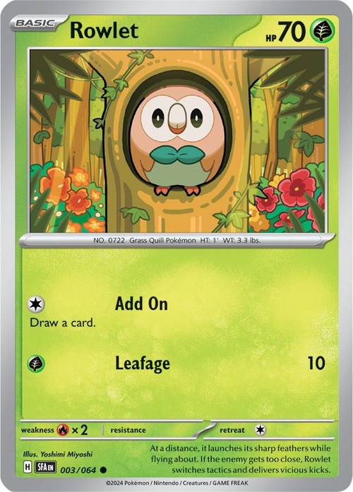 rowlet pokemon card price - SV2/SV94 Colorless Artist 2018 Pokemon Japanese Sm Promo