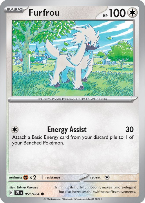 pokemon furfrou card - (90/119) - XY Phantom Forces [Colorless] ERROR] Furfrou - 126/198 -