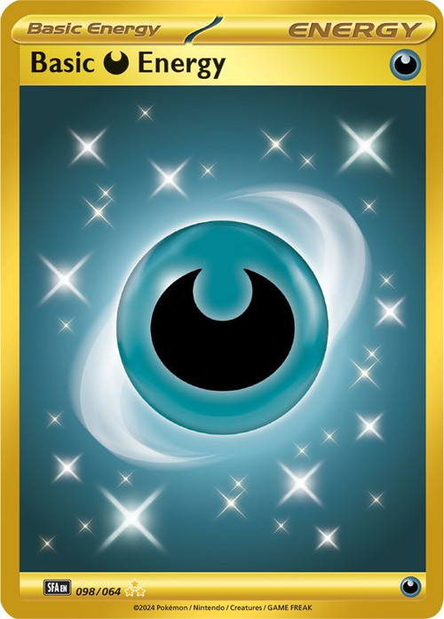 Pokemon Trading Card Game Shrouded Fable Hyper Rare Darkness Energy #98