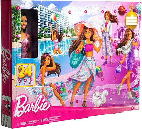 Barbie Adventskalender met modepop en 24 verrassingen - Nu 18% korting
