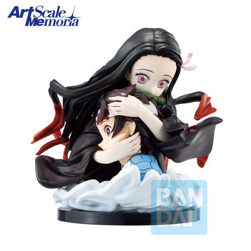 Demon Slayer Art Scale Memoria Ichibansho Tanjiro Kamado &amp; Nezuko Kamado 5.9-Inch Collectable Figure [Locus]