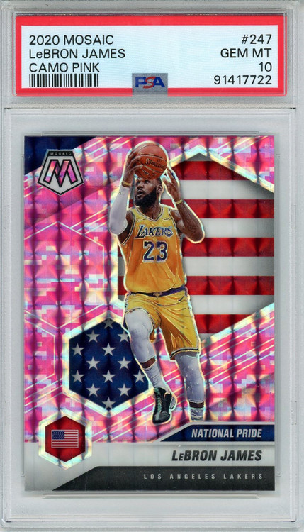 スポーツ選手 Panini Lebron MVP pink camo PSA10 スポーツ選手 Panini Lebron MVP pink camo PSA10 NBA 2020