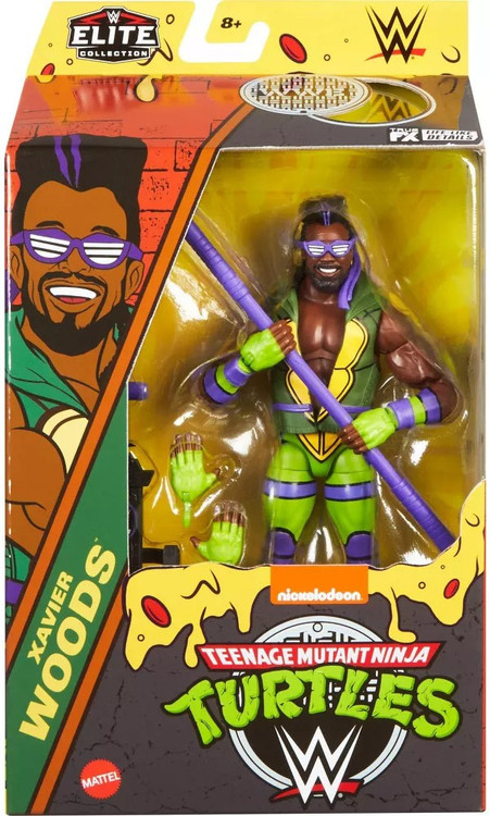WWE Wrestling Elite Collection Teenage Mutant Ninja Turtles Xavier