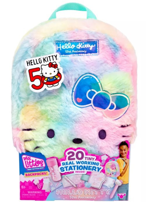 hello kitty backpack toys r us Hello Kitty Friends Real Littles Backpacks 50th Anniversary Backpack Moose  Toys