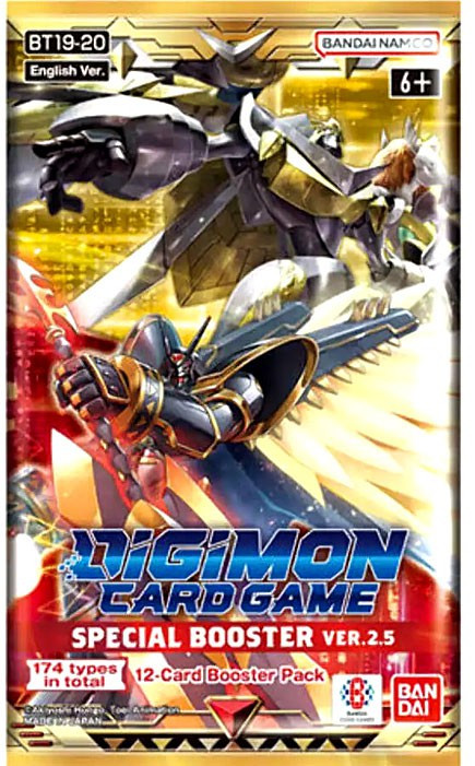 Digimon Card Game Release Special Booster Version 2.5 Booster Pack BT-19-20 ENGLISH, 12 Cards Bandai - ToyWiz Digimon Card Game Release Special Booster Version 2.5 Booster Pack BT-19-20 ENGLISH, 12 Cards Bandai - ToyWiz