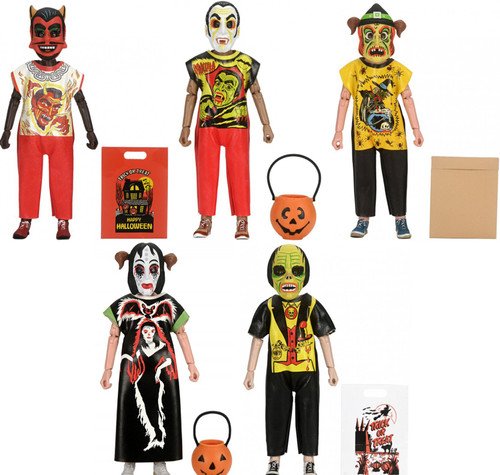 NECA Ben Cooper Costume Kids Series 2 Boy Vampire, Witch Girl