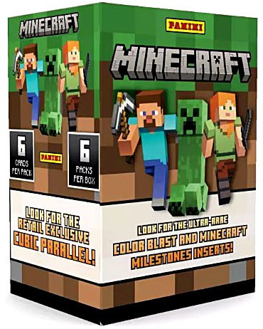 Panini 2024 Minecraft Trading Card BLASTER Box [6 Packs]