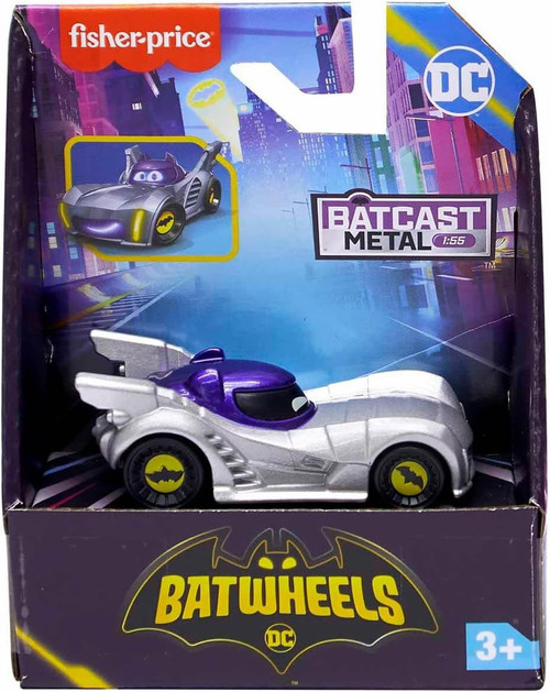 Fisher-Price Coffret 2 Véhicules Lumineux Batwheels – Bam La Batmobile Et Buff, échelle 1/55, Dès 3 Ans, Piles Incluses (HML25)