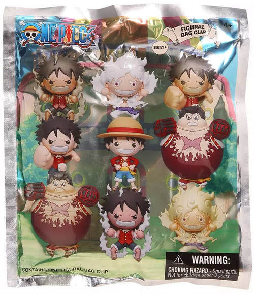 One Piece 3D Figural Keyring One Piece Series 4 Mystery Pack