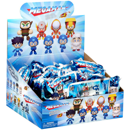 Mega Man 3D Figural Keyring Mega Man Series 2 Mystery Box 24 Packs