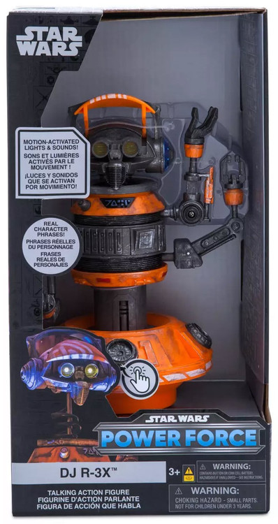 Disney Star Wars Power Force DJ R-3X 7.5 Talking Action Figure