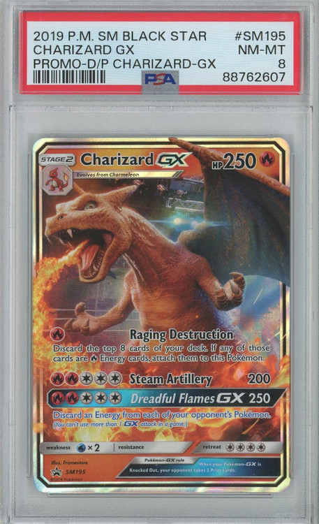 Pokemon Trading Card Game Sun Moon Single Card Charizard GX SM195 Near Mint  - Mint 8 - ToyWiz