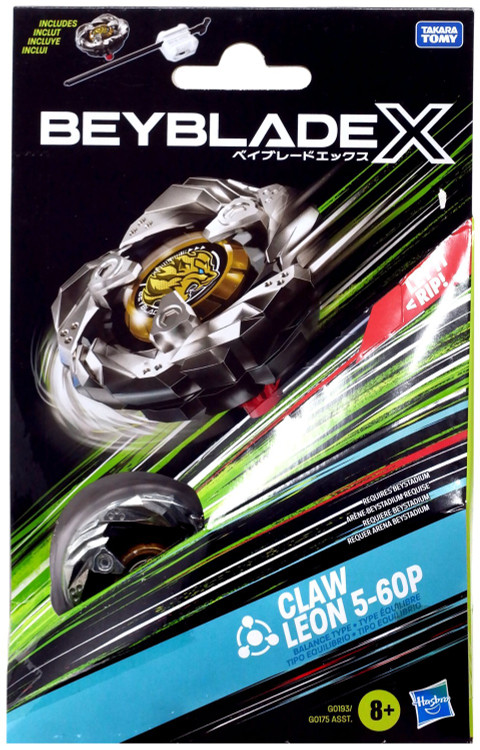 Beyblade X Claw Leon 5-60P Starter Pack Set Hasbro Toys - ToyWiz