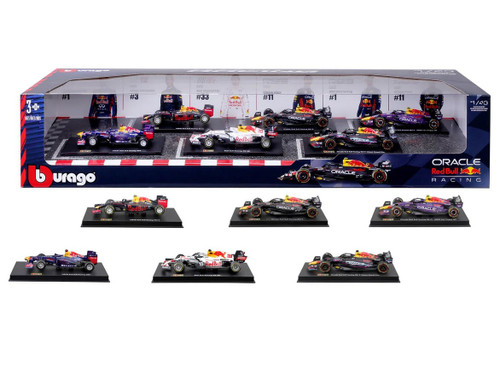 Formula Racing Red Bull 143 Die-Cast Model Car 6-Pack Bburago - ToyWiz
