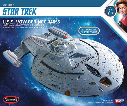 Star Trek Voyager USS Voyager NCC-74656 11000 Model Kit Round 2