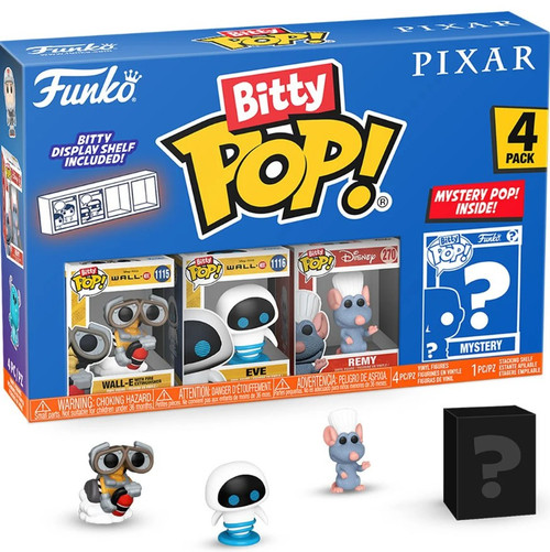 Funko Disney Pixar WALL-E Bitty POP WALL-E Micro Figure 4-Pack