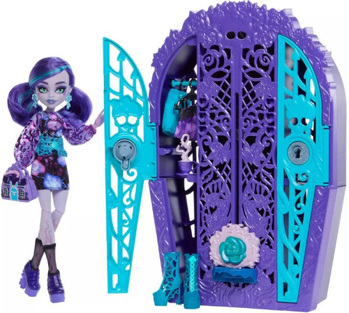 その他 Lila doll Ghosty Ghosty Rainbow High Lila Yamamoto- Mauve Purple Doll with 2