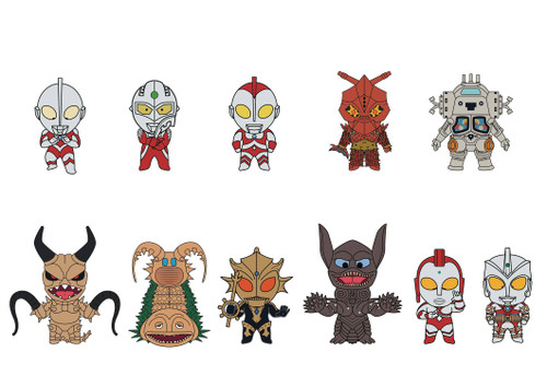 Ultraman 3D Figural Keyring Ultraman Series 3 Mystery Box 24 Packs