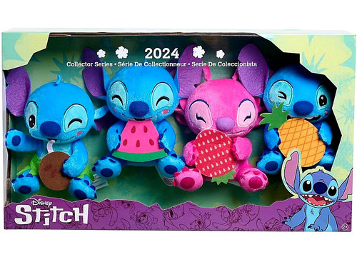 Disney Lilo Stitch Collector Series 2024 Exclusive 7 Plush 4-Pack
