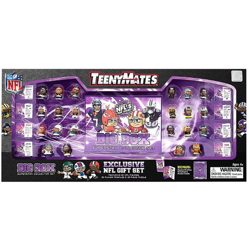 NFL TeenyMates 2024 Football BIG BOX Exclusive Superstar Collector