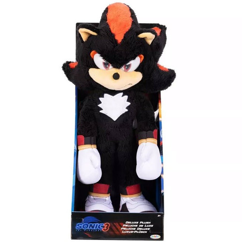 Sonic The Hedgehog 3 Shadow Exclusive 13 Deluxe Plush Jakks