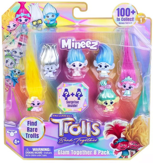Trolls Band Together Mineez Glam Together Mini Figure 8-Pack Moose