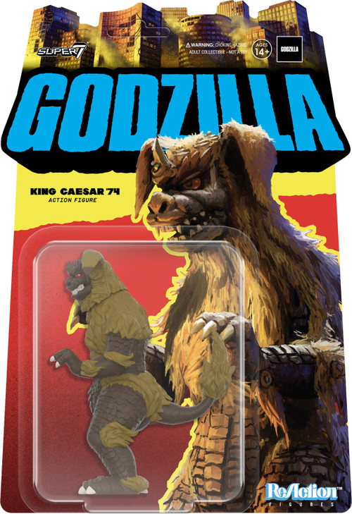 Godzilla ReAction TOHO King Caesar 3.75 Action Figure Super7 - ToyWiz