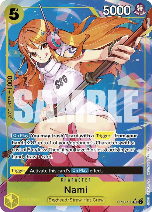 Namiページ OP08-106 Nami SP (Parallel) – SC Collection