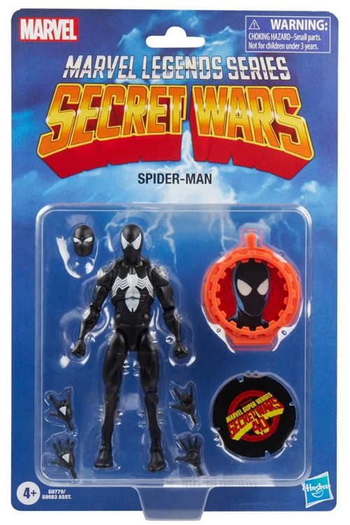 Marvel Secret Wars Marvel Legends Spider-Man Action Figure Black