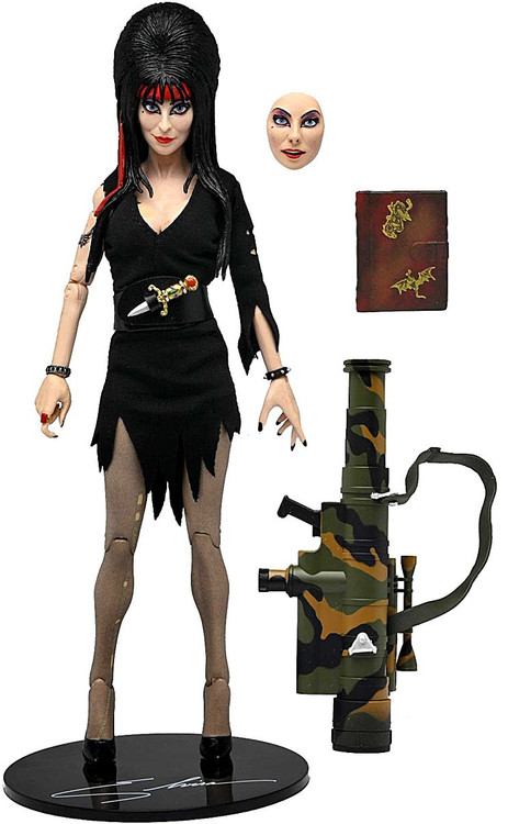 ネカ　エルヴァイラ （コマンドーエルヴァイラ ver.） NECA Elvira Commando Elvira 8 Clothed Action Figure - ToyWiz