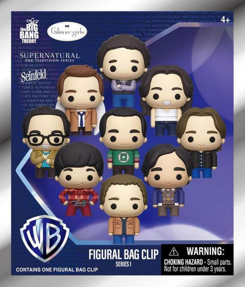 Warner Bros. 3D Figural Foam Bag Clip WB TV Series 1 Mystery Pack