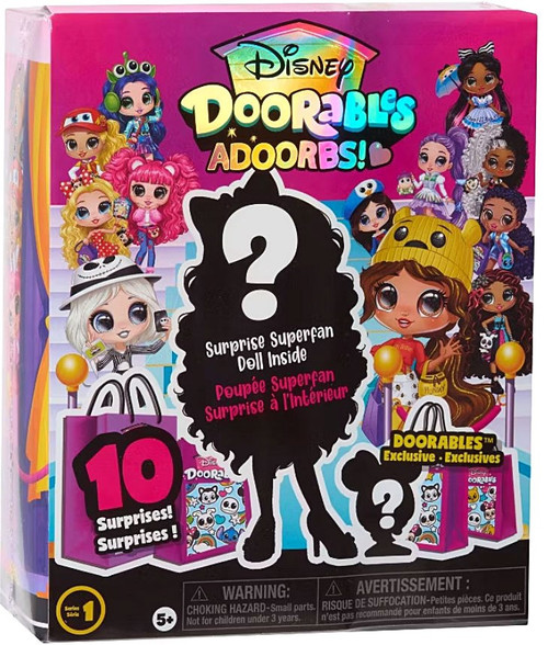 Disney Doorables ADOORBS 5.5 Mystery Pack 1 RANDOM Superfan Doll