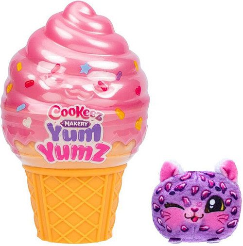 Boîte Collector Cookeez Makery Yum Yumz S2 En Forme De Crème Glacée - Contient 6 Peluches Surprises + Autocollants - Rangement Et Affichage - 12