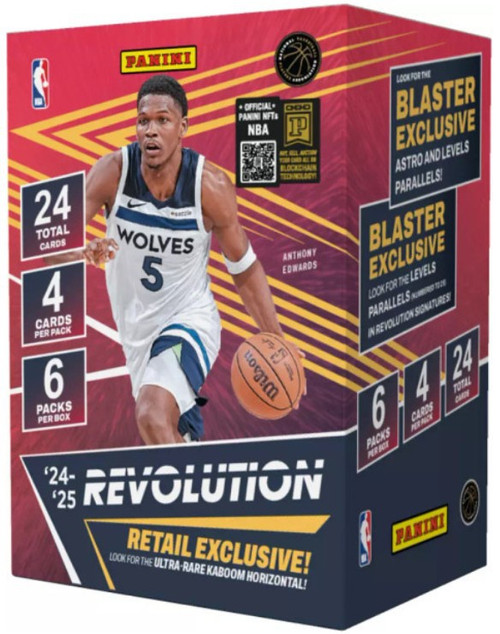 NBA Panini 2024-25 Revolution Basketball Trading Card BLASTER Box 6 ...