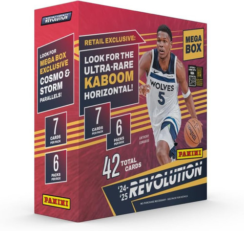 NBA Panini 2024-25 Revolution Basketball Trading Card MEGA Box 6