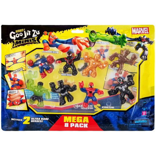 Heroes of Goo Jit Zu Marvel MINIS Spider-Man, Captain America