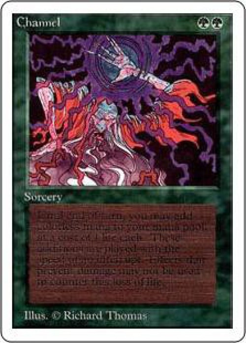 channel mtg card (Prepared) If you do MtG Unlimited Uncommon Channel