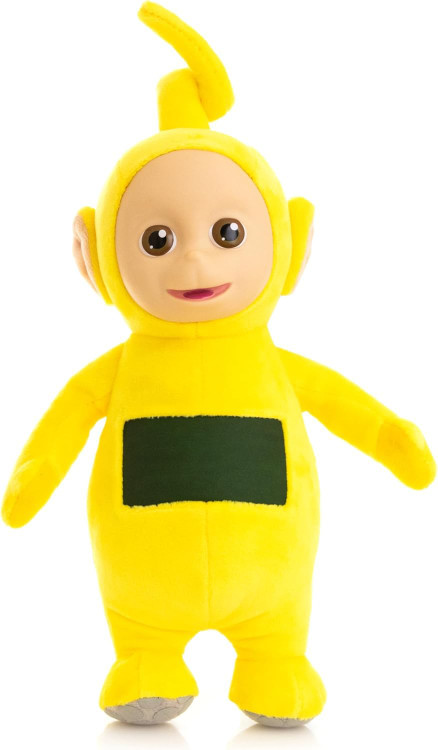 Teletubbies Laa-Laa 8 Plush Interactive Color Changing Belly Patch