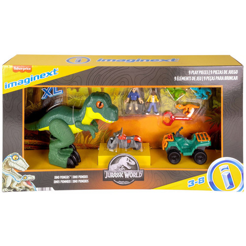 Fisher Price Jurassic World Imaginext Dino Pioneers Figure Set