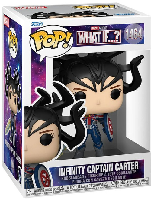 Funko Pop! Marvel: Marvel - What If– Captain Carter - Marvel What If - Figura de Vinilo Coleccionable - Idea de Regalo - Mercancia Oficial - Juguetes para Niños y Adultos Funko Pop! Marvel: Marvel - What If– Captain Carter - Marvel What If - Figura de Vinilo Coleccionable - Idea de Regalo - Mercancia Oficial - Juguetes para Niños y Adultos