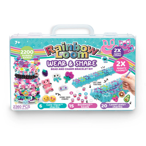 Rainbow Loom Wear Share Bead Charm Bracelet Kit Twistz Bandz ToyWiz