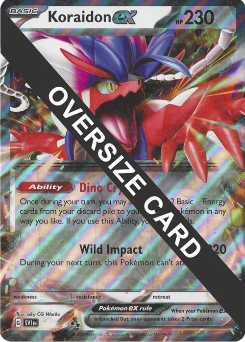 Pokemon Scarlet Violet Base Set Single Card Double Rare Koraidon