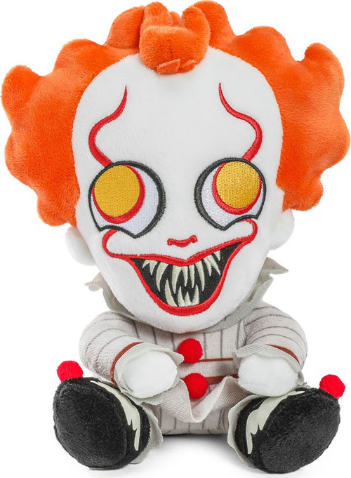 IT Phunny Pennywise 7.5 Plush Sitting Kidrobot NECA - ToyWiz