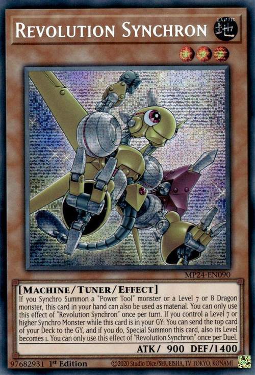 yugioh mp24 card list price Trading Game 25th Anniversary Tin Dueling Mirrors Single Card Prismatic Secret Rare Revolution Synchron MP24-EN090 Light of the Branded Price